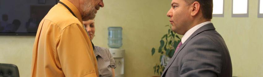 Михайло Ноняк зустрівся з Еріком Хойрупом